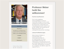 Tablet Screenshot of professor-weber.de